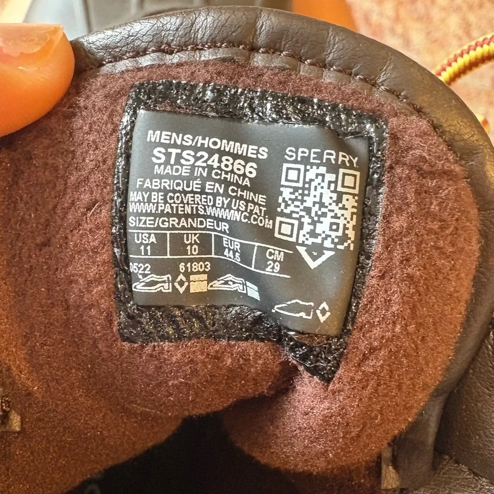 Sperry Men’s | Top-Sider Men's Saltwater Duck Rain Boot Brown Nylon size 11